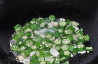 秋葵虾球的做法步骤：9