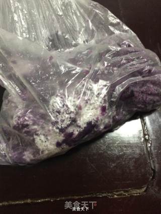 椰丝紫薯泥的做法步骤：5