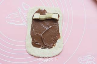 香蕉巧克力面包的做法步骤：8