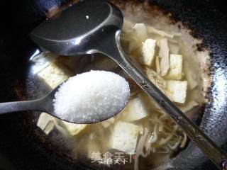 水笋烧豆腐的做法步骤：7