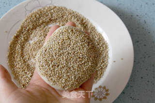 【椒盐芝麻饼】的做法步骤：10