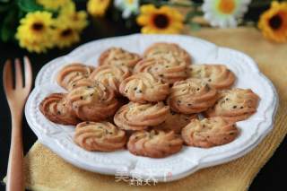 黑芝麻曲奇---酥香美味的下午茶的做法步骤：8