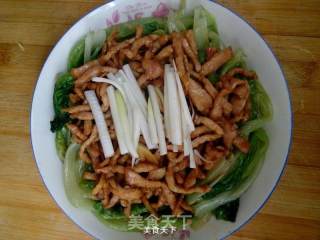 生菜版京酱肉丝的做法步骤：6