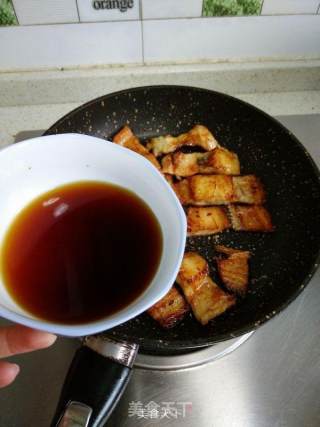 香煎黄鱼鲞的做法步骤：5