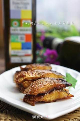 香煎黄鱼鲞的做法步骤：6