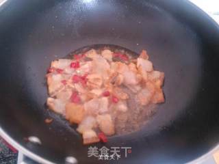 香葱炒肉的做法步骤：4
