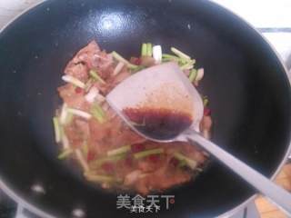 香葱炒肉的做法步骤：7