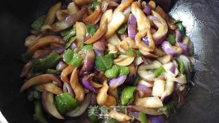 妈妈的味道——辣椒炒茄子的做法步骤：12