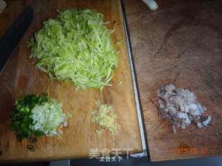 超鲜且无比简单茭瓜水饺的做法步骤：4