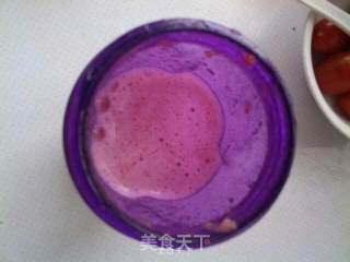 夏日之饮品—冰镇番茄汁的做法步骤：2