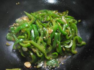 青椒肉丝的做法步骤：10