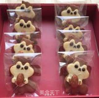 松鼠乳酪杏仁饼干的做法步骤：9