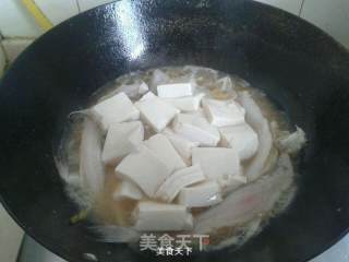 龙头鱼炖嫩豆腐的做法步骤：7