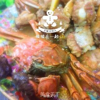河蟹炖排骨的做法步骤：13
