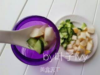 夏季青瓜梨子汁的做法步骤：3