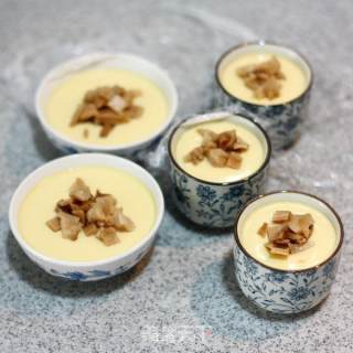 细腻鲜美无法挡-----松茸蛋羹的做法步骤：8