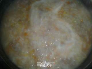 胡萝卜牛肉粥的做法步骤：6
