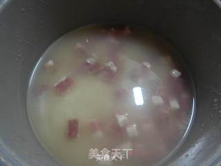 咸肉蚕豆饭的做法步骤：5