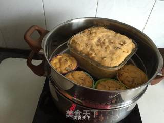 南瓜果仁发糕的做法步骤：7
