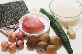 卤肉饭团的做法步骤：1