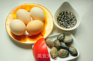 番茄花蛤蒸蛋的做法步骤：2