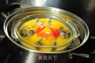 番茄花蛤蒸蛋的做法步骤：12