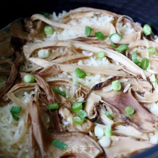 鲜美营养的焖饭-----松茸焖饭的做法步骤：10