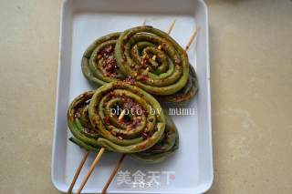 烤豇豆条的做法步骤：7