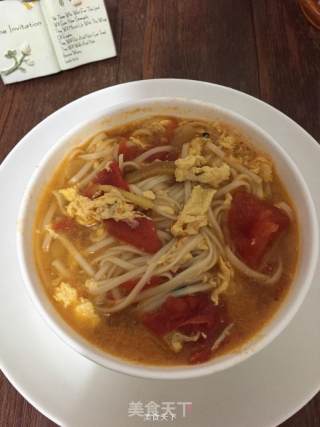 西红柿鸡蛋面的做法步骤：6