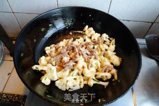 茄汁花菜肉丝的做法步骤：6