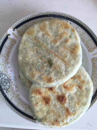 韭菜鸡蛋馅饼的做法步骤：6