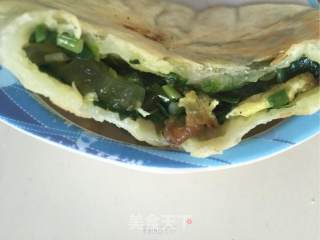 韭菜鸡蛋馅饼的做法步骤：7