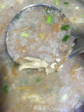 蕉蕾鸡撕粥????的做法步骤：10
