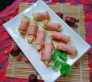 培根金针菇的做法步骤：6