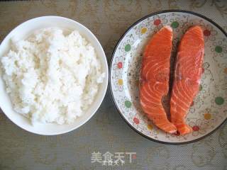 日式三文鱼饭团的做法步骤：2