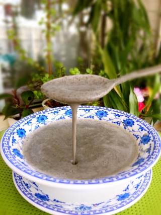 花生黑芝麻糊的做法步骤：9