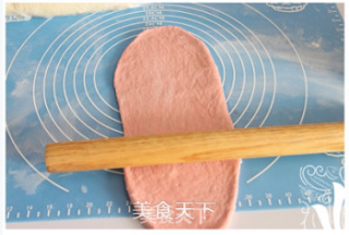 三色土司的做法步骤：7