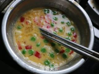 能量早餐田园芝士蛋饼的做法步骤：3