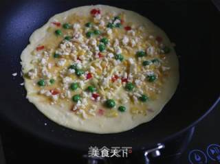 能量早餐田园芝士蛋饼的做法步骤：5