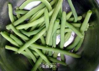 豆角沾片子的做法步骤：4
