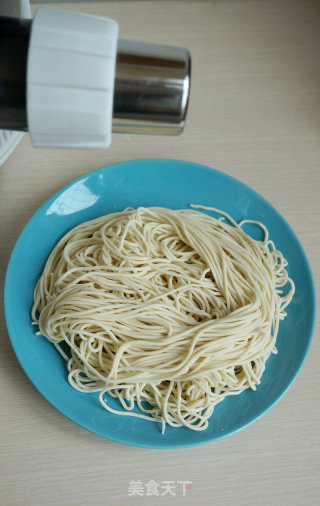 包菜牛肉炒面的做法步骤：7