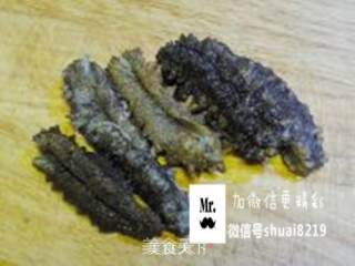 海参烧蹄筋的做法步骤：2