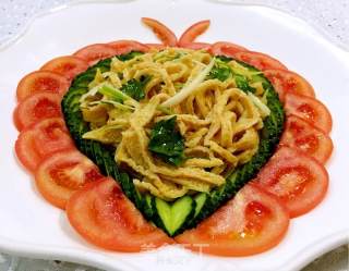 凉拌鱼饼丝的做法步骤：9