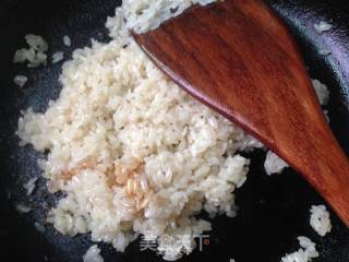 松茸生炒糯米饭的做法步骤：14