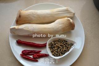 干煸杏鲍菇的做法步骤：1