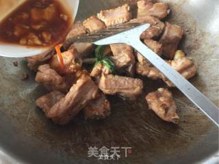 【玫瑰排骨】的做法步骤：8