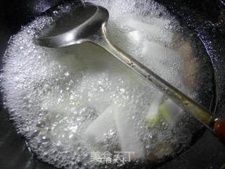 油面筋青菜冬瓜汤的做法步骤：3