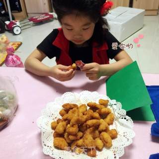 好吃好做的鸡米花的做法步骤：10