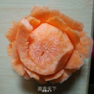 雕刻花的制作的做法步骤：5