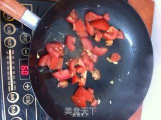 挂面版黄瓜西红柿炒面的做法步骤：7